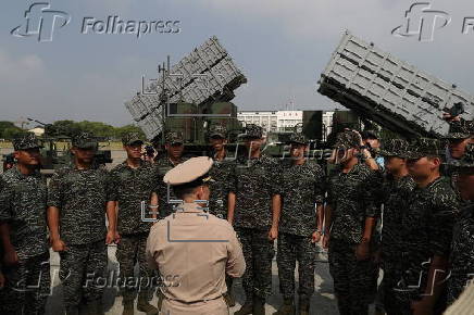 Taiwanese President Lai visits military camp in Taoyuan