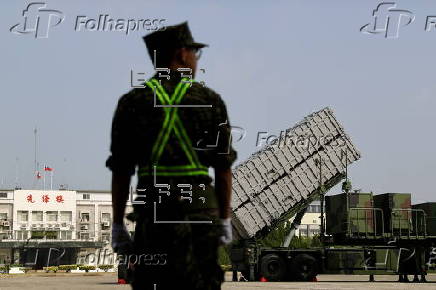 Taiwanese President Lai visits military camp in Taoyuan