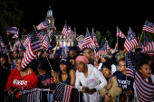 FILE PHOTO: The Wider Image - Behind the curtains: scenes from the US election