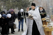 Epiphany celebration in Kyrgyzstan