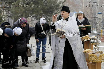 Epiphany celebration in Kyrgyzstan