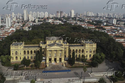 Vista area do museu Paulista