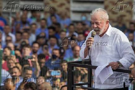 Lula discursa na fbrica da Volkswagen