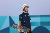 Final de skate park masculino nas Olimpadas de Paris 2024