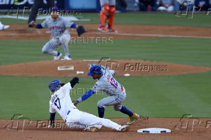 MLB: NLCS-New York Mets at Los Angeles Dodgers