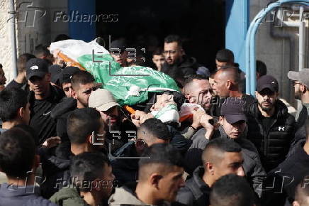 Funeral of Palestinians killed in Israeli operation in Jenin