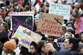 Rally in Brussels ahead of International Day for the Elimination of Violence against Women