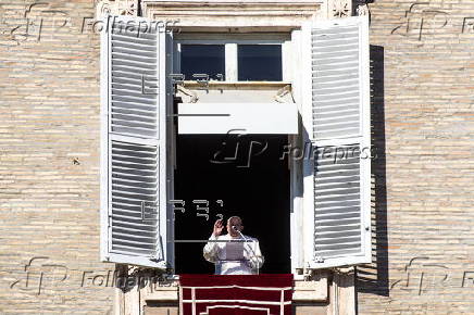 Pope Francis' Angelus prayer in Vatican