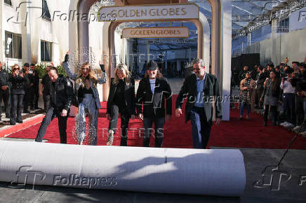 Red carpet rollout ahead of the Golden Globes