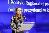 Polish Minister of Funds and Regional Policy press conference in Warsaw