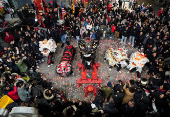 Lunar New Year celebration in New York City's Chinatown