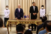 New Zealand's Prime Minister Christopher Luxon visits Thailand