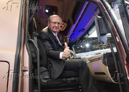 Vice-presidente geraldo alckmin visita a fenatran 2024