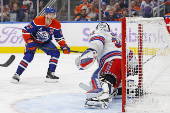 NHL: New York Rangers at Edmonton Oilers