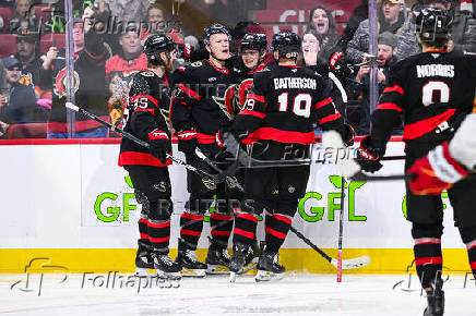 NHL: Calgary Flames at Ottawa Senators