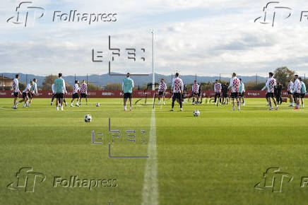 Entrenamiento del Girona FC