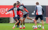 UEFA Champions League MD-1: Benfica training