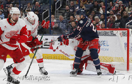 NHL: Detroit Red Wings at Columbus Blue Jackets