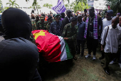 Funeral of Suriname ex-President Bouterse, in Paramaribo