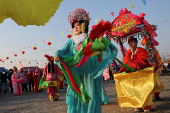 Market ahead of the Lunar New Year in Beijing