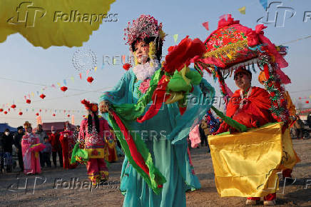 Market ahead of the Lunar New Year in Beijing