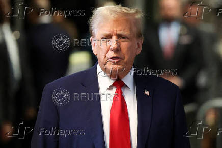 FILE PHOTO: Former U.S. President Trump's criminal trial continues in New York