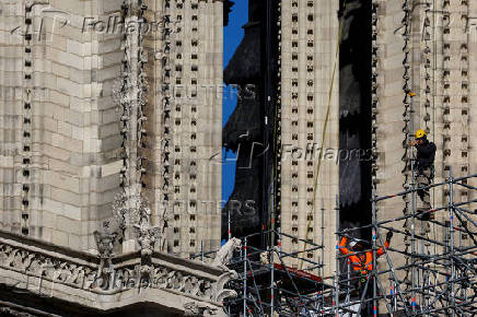 The Notre-Dame de Paris cathedral before its reopening