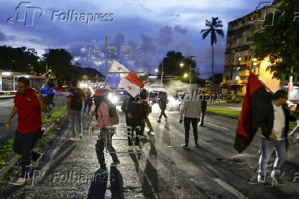 Manifestacin contra la reformas a la Caja del Seguro Social de Panam