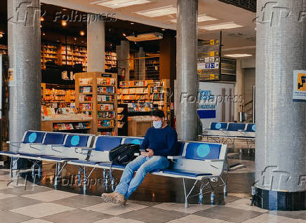 Folhapress Fotos Movimentação de passageiros no aeroporto de Congonhas