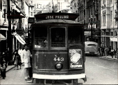 Bonde na cidade de So Paulo em 1964