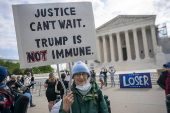 US Supreme Court hears Trump immunity case