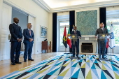 Portuguese PM Montenegro receives Angolan President Lourenco in Lisbon
