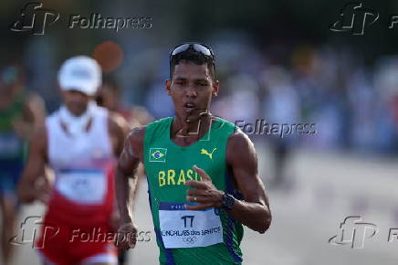 Prova de marcha atltica masculina no Trocadro