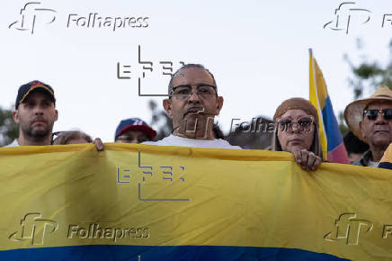 Personas se manifiestan exigiendo transparencia en elecciones de Venezuela