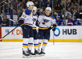 NHL: St. Louis Blues at New York Rangers