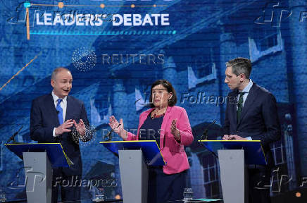 Final General Election 2024 leaders' debate, in Dublin