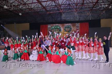 Estreia do Espetculo de Patinao de Natal - Curitiba - PR