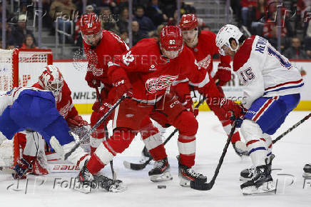 NHL: Montreal Canadiens at Detroit Red Wings