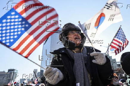 Protest over impeachment of South Korea's president Yoon and acting president Han