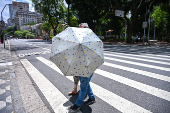 Altas temperaturas no centro de So Paulo