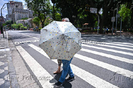 Altas temperaturas no centro de So Paulo