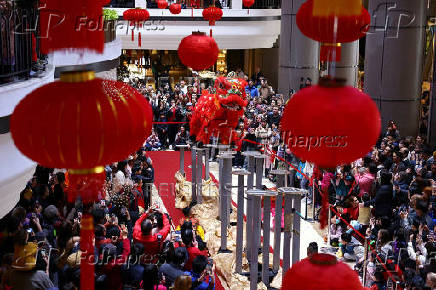 Lunar New Year celebrations in Taipei