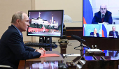 Russian President Putin chairs Security Council meeting outside Moscow
