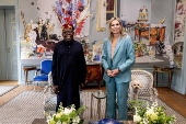 Dutch royal couple receives president of Nigeria in The Hague