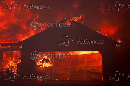 Wildfire near Chico, California