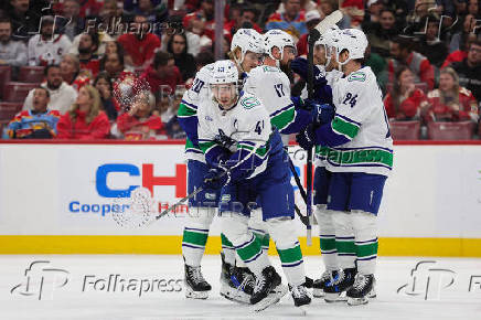 NHL: Vancouver Canucks at Florida Panthers