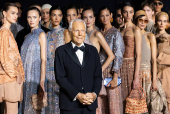 Giorgio Armani hosts runway show in New York