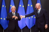 Charles Michel hands over power to Antonio Costa in EU Council