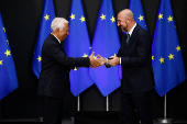 European Council presidency handover ceremony in Brussels