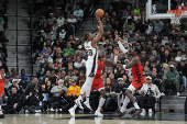 NBA: Portland Trail Blazers at San Antonio Spurs